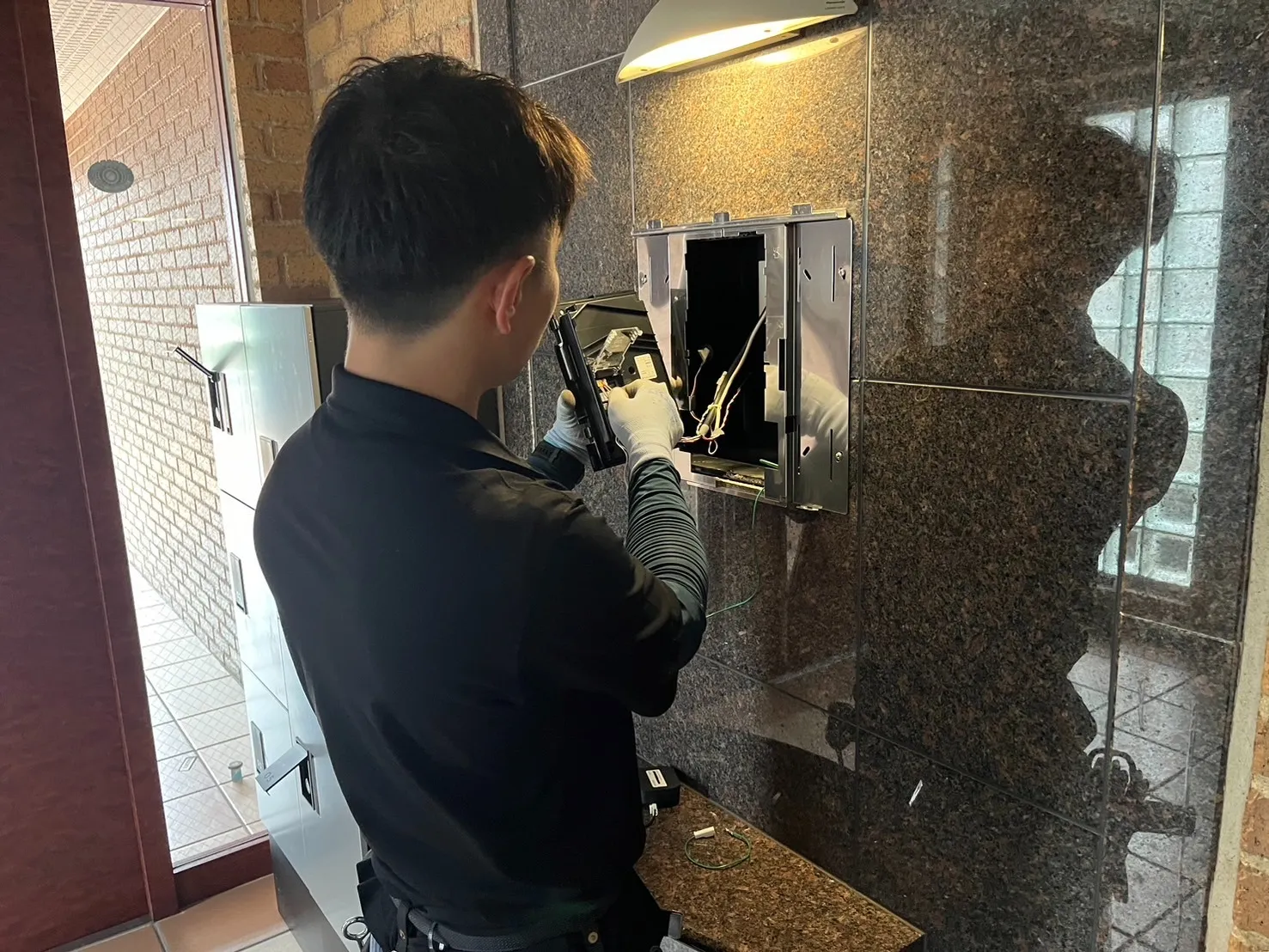 某マンション インターフォン更新工事